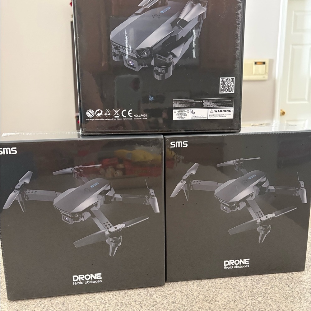 SMS Foldable Camera Drone - Black (Boxed)